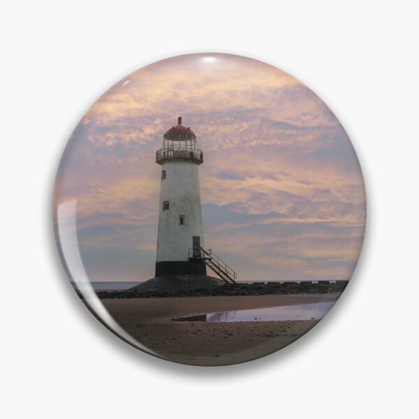 Item preview, Sunrise at the Point of Ayr Lighthouse designed and sold by rawshutterbug.