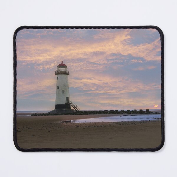 Item preview, Sunrise at the Point of Ayr Lighthouse designed and sold by rawshutterbug.