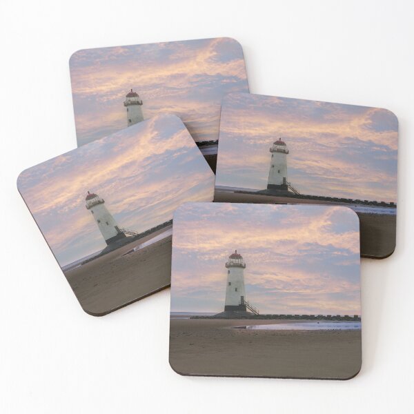 Item preview, Sunrise at the Point of Ayr Lighthouse designed and sold by rawshutterbug.