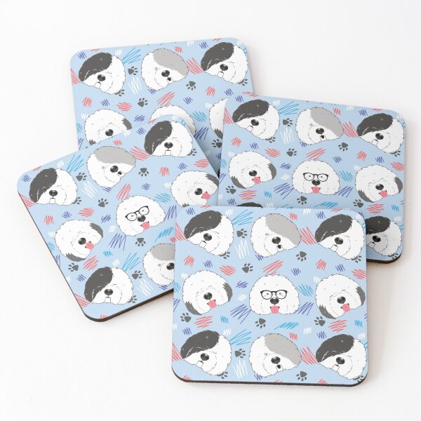 Item preview, Old English Sheepdog Emoji designed and sold by Lulupainting.