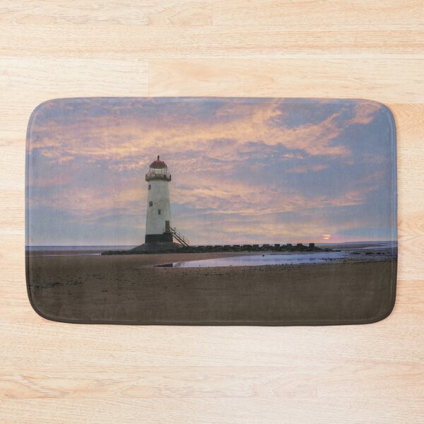 Item preview, Sunrise at the Point of Ayr Lighthouse designed and sold by rawshutterbug.