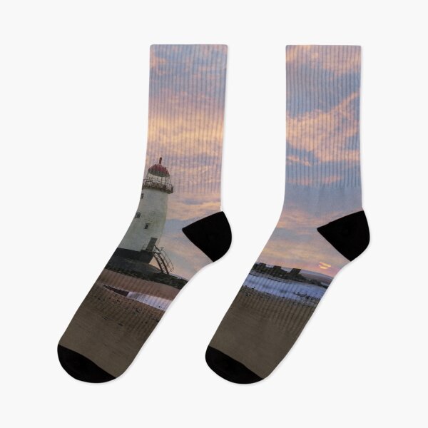 Item preview, Sunrise at the Point of Ayr Lighthouse designed and sold by rawshutterbug.