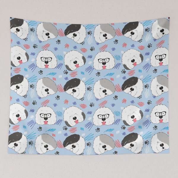 Item preview, Old English Sheepdog Emoji designed and sold by Lulupainting.