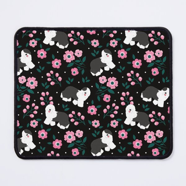 Item preview, Old English Sheepdogs Playing at Night in a Garden designed and sold by Lulupainting.