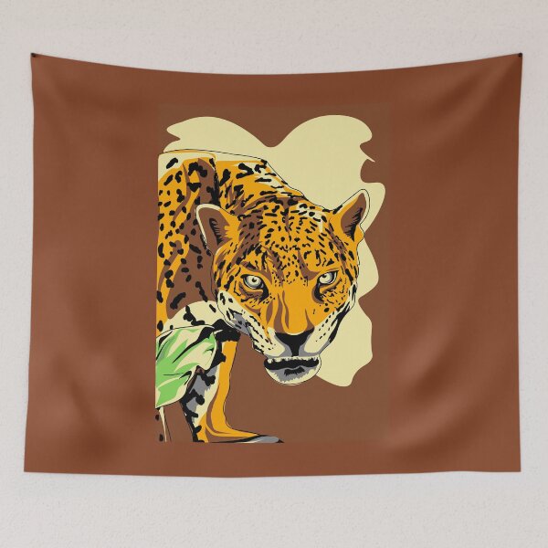 Item preview, Jaguar artwork- animal illustration designed and sold by ASAK-arts.