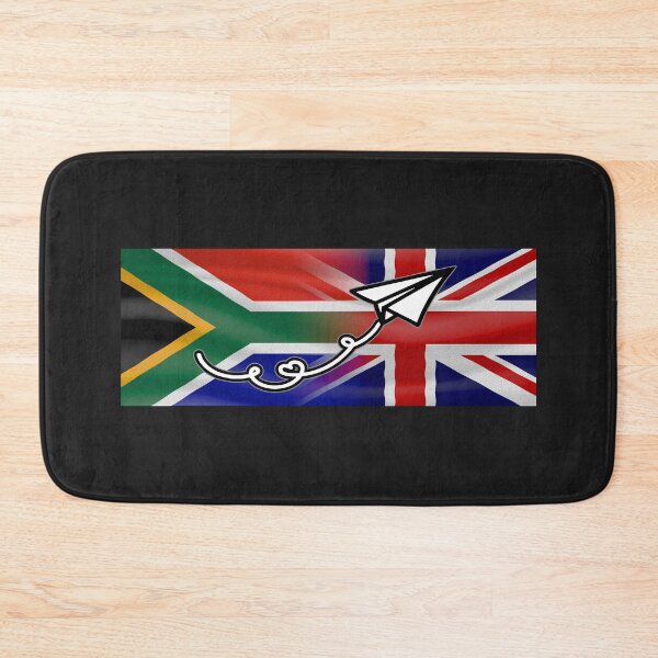 Item preview, South Africa UK flightpath (CLEAN) designed and sold by SolidEarthArt.