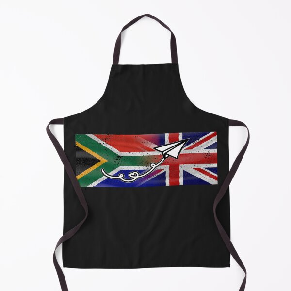 Item preview, South Africa UK flightpath (DISTRESSED) designed and sold by SolidEarthArt.