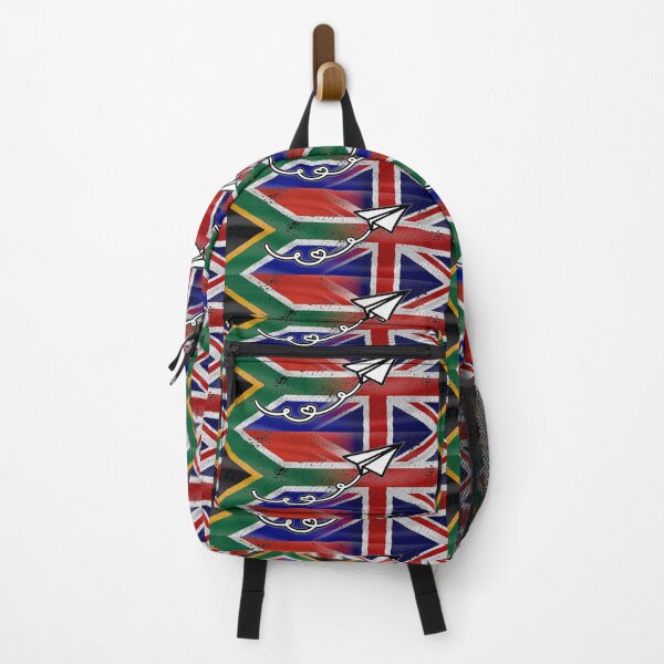 Item preview, South Africa UK flightpath (DISTRESSED) designed and sold by SolidEarthArt.