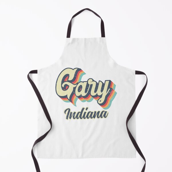 Item preview, Gary City Indiana Retro Vintage 70s rainbow designed and sold by Teelogic.