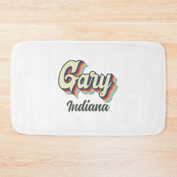 Item preview, Gary City Indiana Retro Vintage 70s rainbow designed and sold by Teelogic.