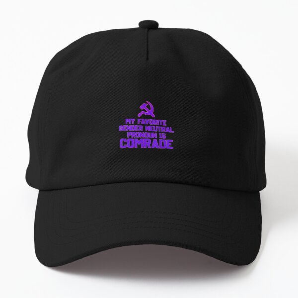 Favorite Gender Neutral Pronoun Comrade Funny Lgbtq Dad Hat