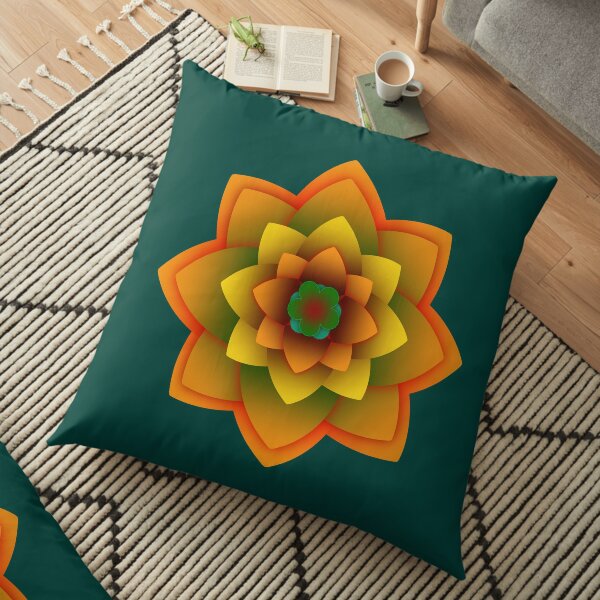 Starlight Mandala Series Floor Pillow