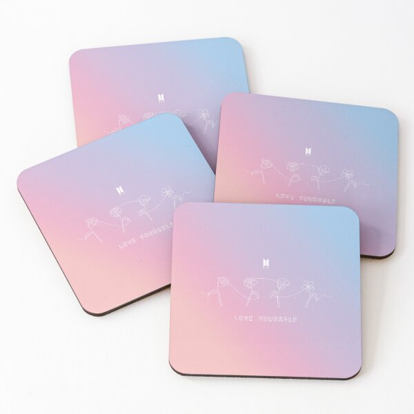 BTS LIEBEN SICH - PERFEKTES TAPESTRY Untersetzer (4er Set)
