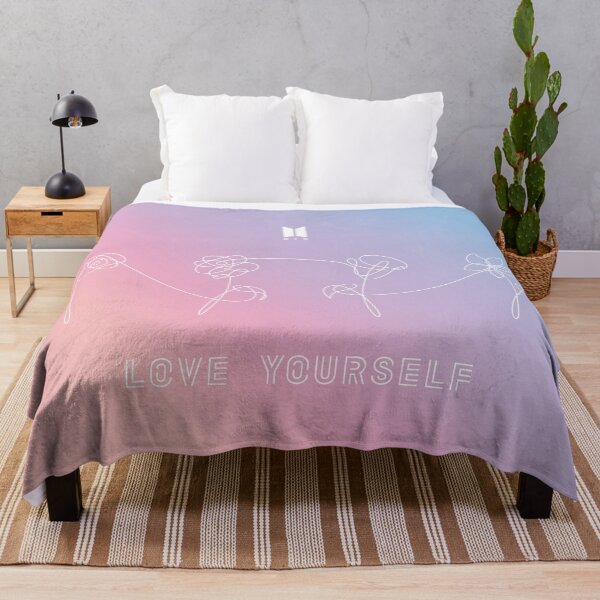 BTS LOVE YOURSELF - PERFECT TAPESTRY Throw Blanket