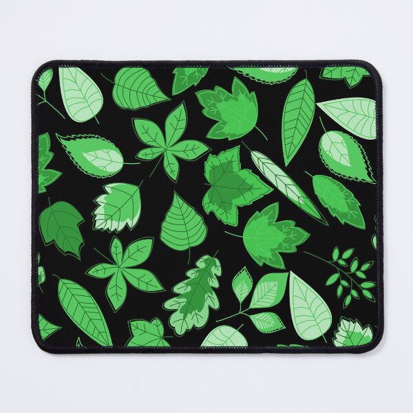 Item preview, Emerald Green Leaves Abstract design designed and sold by artisthead.
