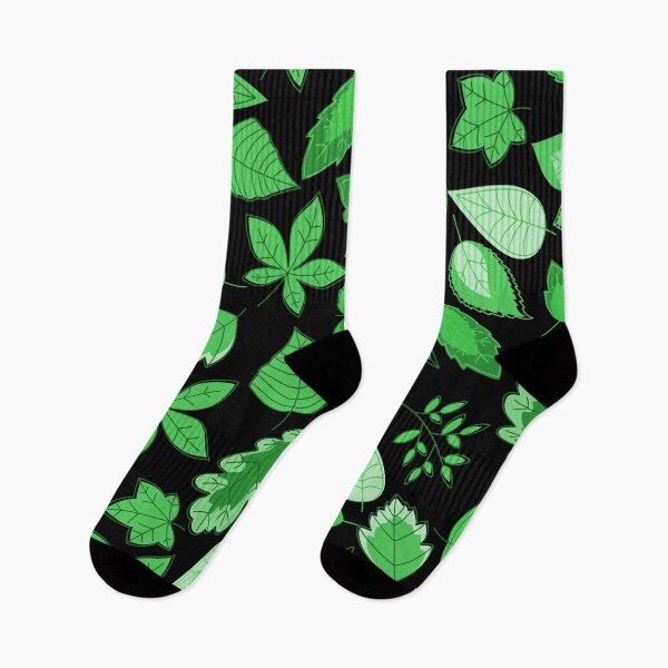 Item preview, Emerald Green Leaves Abstract design designed and sold by artisthead.