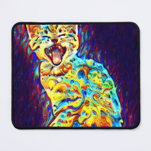 Item preview, Colorful Spacy Wild Cat designed and sold by Grewtrel.