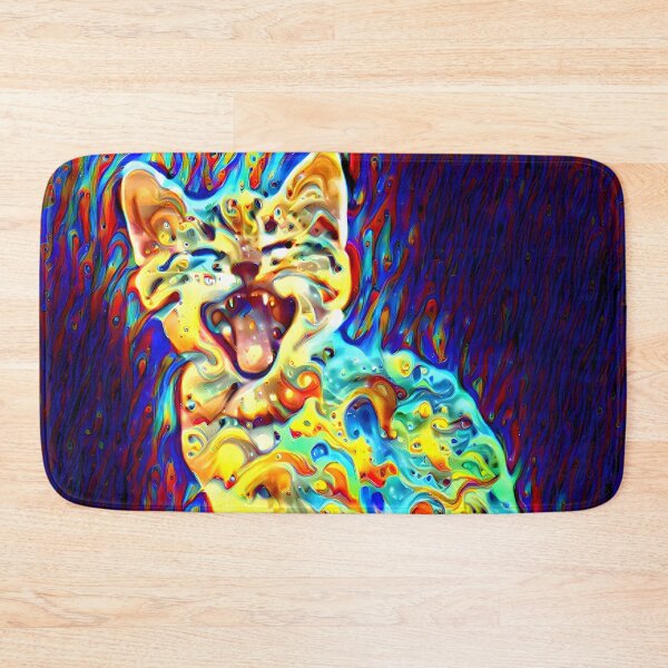 Item preview, Colorful Spacy Wild Cat designed and sold by Grewtrel.