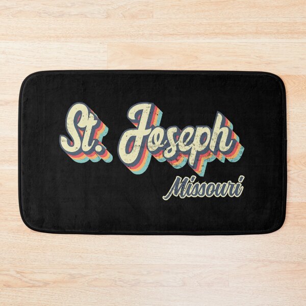 Item preview, St. Joseph City Missouri Retro Vintage 70s rainbow designed and sold by Teelogic.