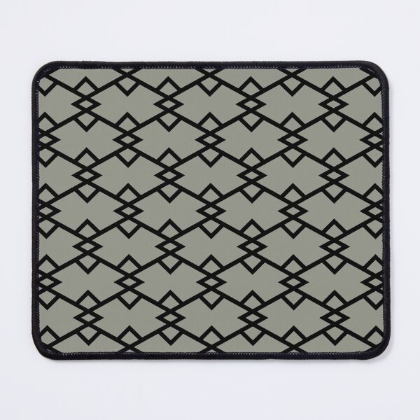 Artikelvorschau, Gray Green and Black Tessellation Line Pattern 22 Coordinates w/ Sherwin Williams 2022 Popular Color Evergreen Fog SW 9130 entworfen und verkauft von ColorOfTheYears.