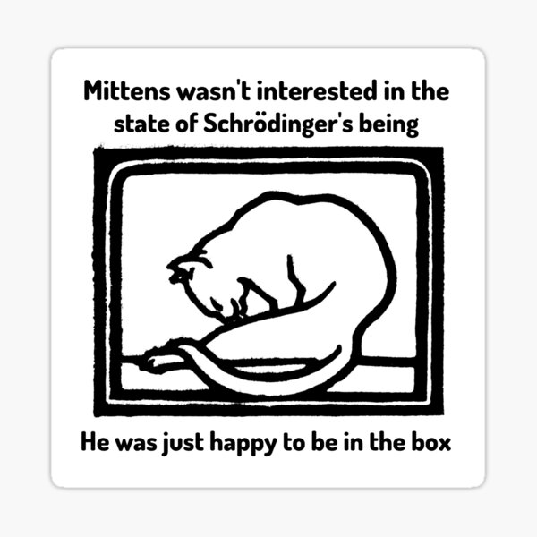 Artikel-Vorschau von Schrödingers Katze, designt und verkauft von MajesticTree.