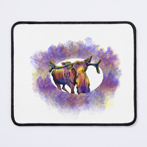 Item preview, Vibrant moose designed and sold by Pauletart.