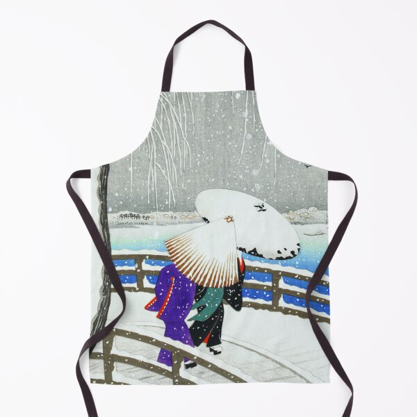 Item preview, HD Snow on Willow Bridge by Ohara Koson designed and sold by ramazis.