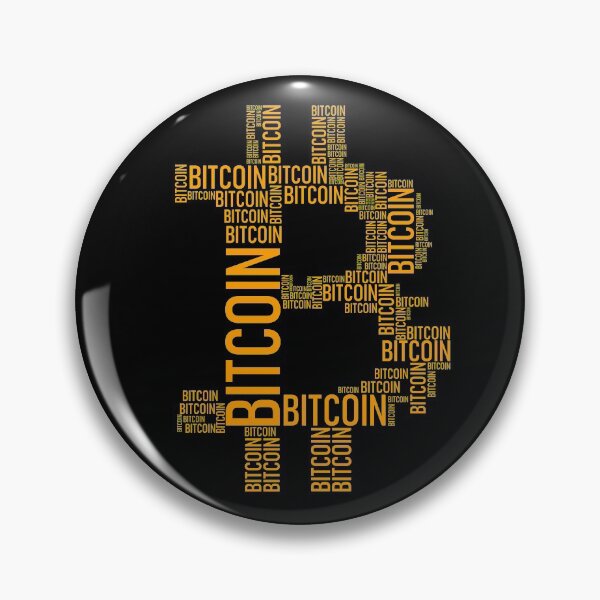 Item preview, Bitcoin Logo Typography Art designed and sold by Arketip.
