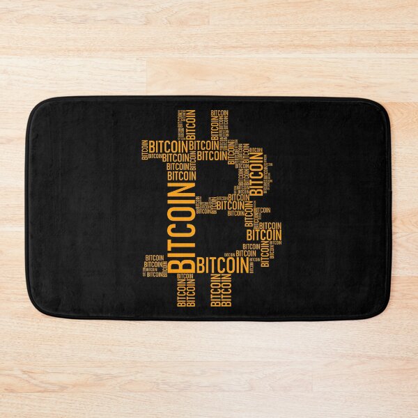 Item preview, Bitcoin Logo Typography Art designed and sold by Arketip.