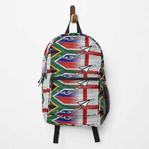 Item preview, South Africa England flightpath (DISTRESSED) designed and sold by SolidEarthArt.