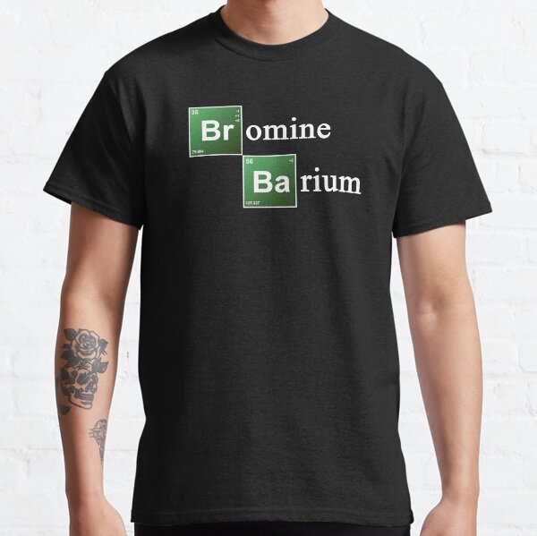 "Bromine and Barium Periodic Table Chemistry Elements" Tshirt for Sale