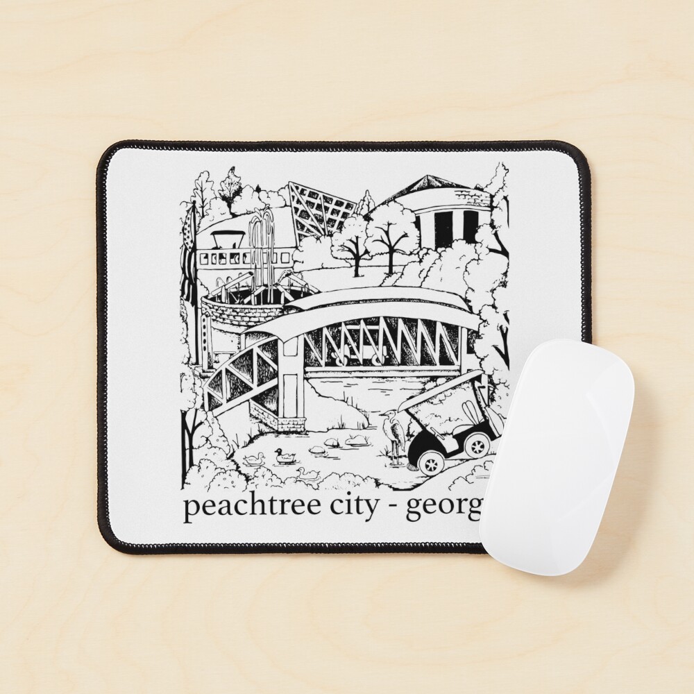 Peachtree City, Georgia Souvenir Mouse Pad
