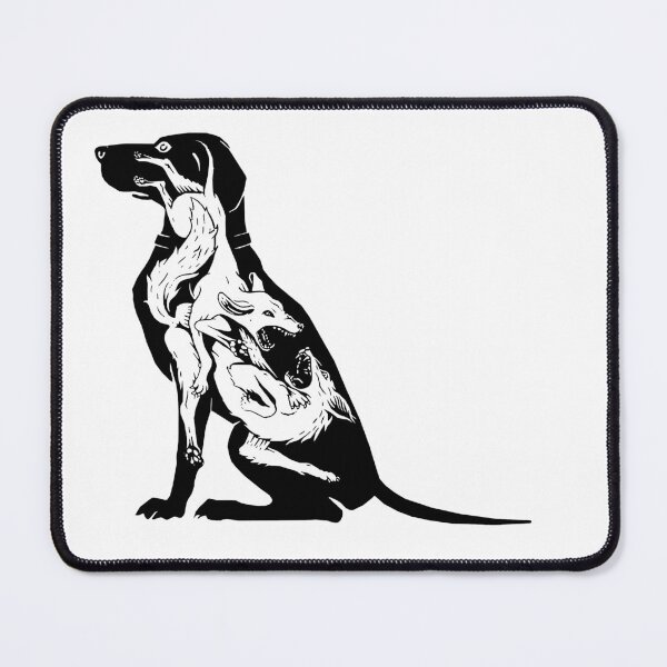 Item preview, Black dual dog designed and sold by DrTigrou.