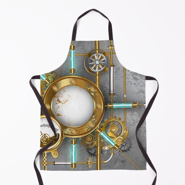 Item preview, Steampunk Round Banner with Pressure Gauge designed and sold by Blackmoon9.