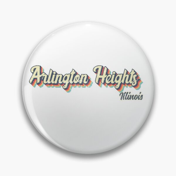 Item preview, Arlington Heights City Illinois Retro Vintage 70s rainbow designed and sold by Teelogic.