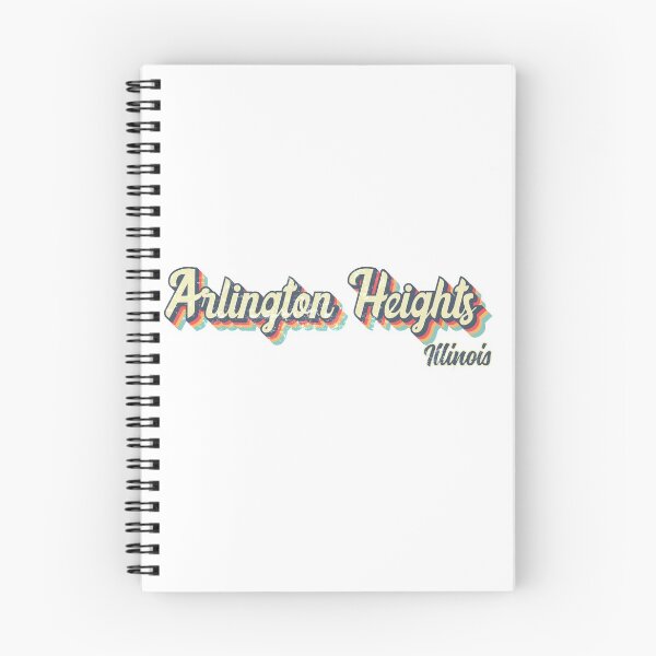 Item preview, Arlington Heights City Illinois Retro Vintage 70s rainbow designed and sold by Teelogic.