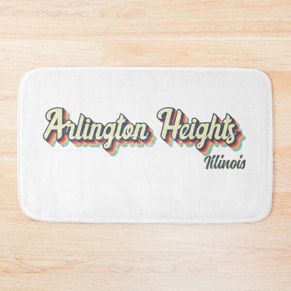 Item preview, Arlington Heights City Illinois Retro Vintage 70s rainbow designed and sold by Teelogic.