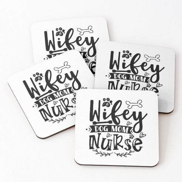 Item preview, wife dog mom nurse designed and sold by PRB1989.