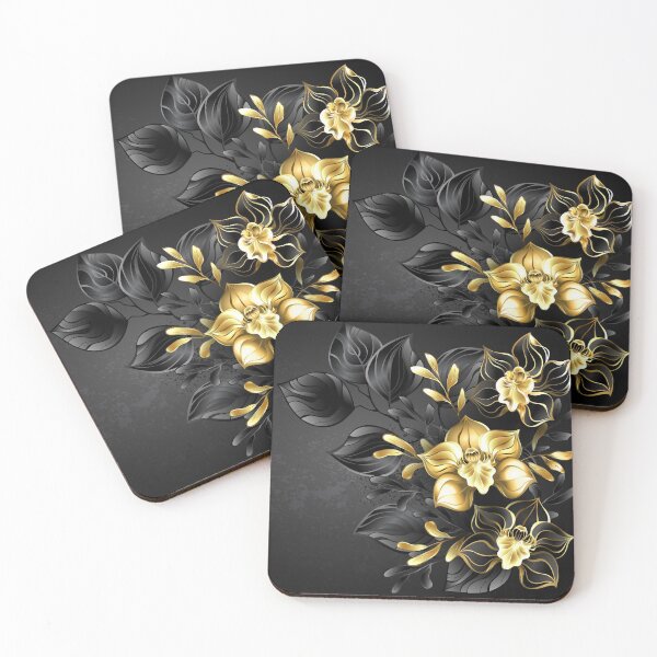 Item preview, Black Background with Black Orchid designed and sold by Blackmoon9.