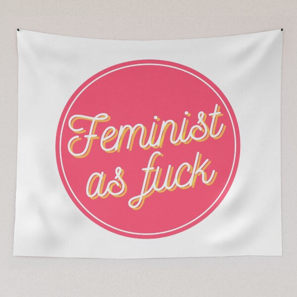 Item preview, Feminist as fuck designed and sold by wilder-mind.