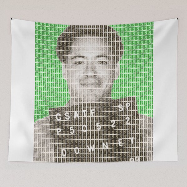 Item preview, Robert Downey Jr Mug Shot - Green designed and sold by Gary Hogben.