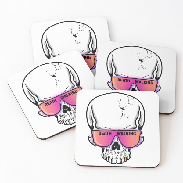 Item preview, Death walking skull neon sunglasses designed and sold by AXIOM13.