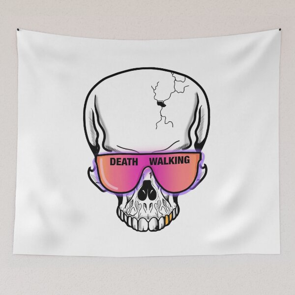 Item preview, Death walking skull neon sunglasses designed and sold by AXIOM13.