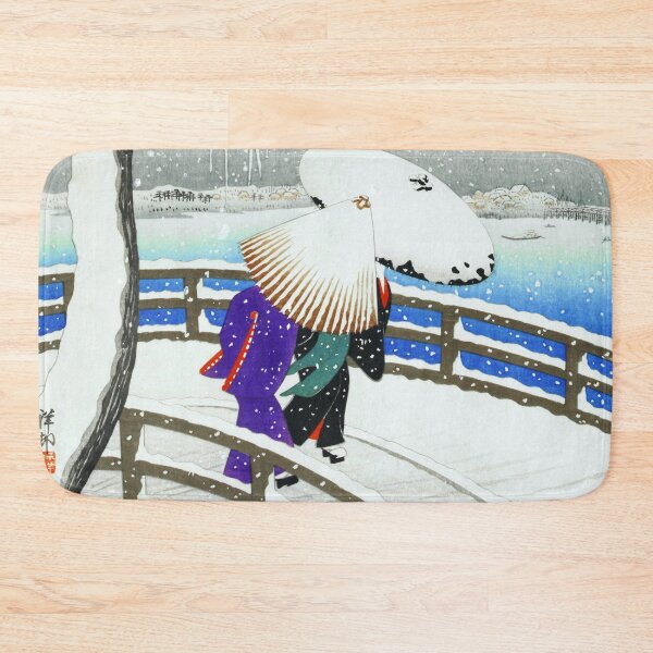 Item preview, HD Snow on Willow Bridge by Ohara Koson designed and sold by ramazis.