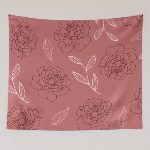 Item preview, Pink Floral Pattern designed and sold by wilder-mind.