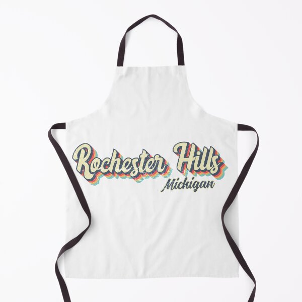 Item preview, Rochester Hills City Michigan Retro Vintage 70s rainbow designed and sold by Teelogic.