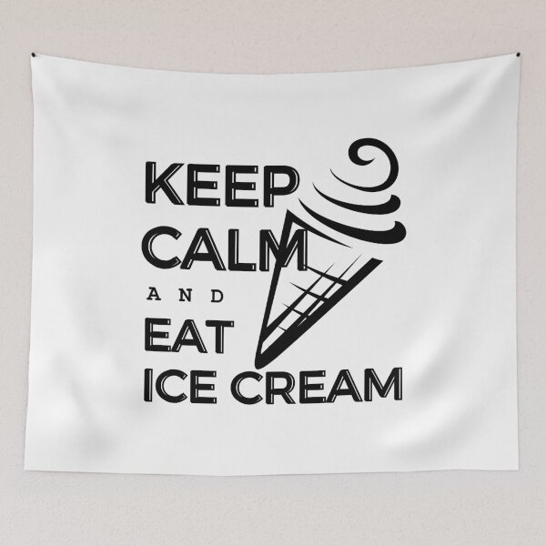 Item preview, Kep Calm And Eat Ice Cream designed and sold by i-longmanshop.
