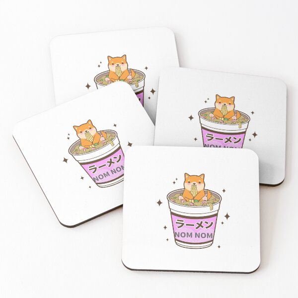 Item preview, Perro Nom Nom Ramen designed and sold by fireproofblaze.