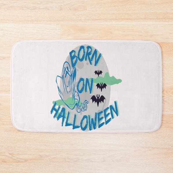 Item preview, Born on Halloween Lettering Spooky Halloween kawaii fun design, nr 3,  Vintage Halloween, Kawaii Carved Pumpkin Vibes,Witches Brew And All Things Halloween designed and sold by Adri Barnard.