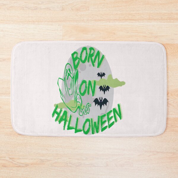 Item preview,  Born on Halloween Lettering Spooky Halloween kawaii fun design, nr 4, Vintage Halloween, Kawaii Carved Pumpkin Vibes,Witches Brew And All Things Halloween designed and sold by Adri Barnard.